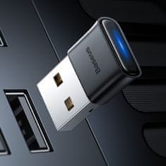 BASEUS BA04 USB bluetooth adapter 5.0, črna