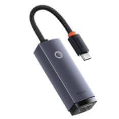 BASEUS Lite omrežni adapter USB-C / RJ45, črna