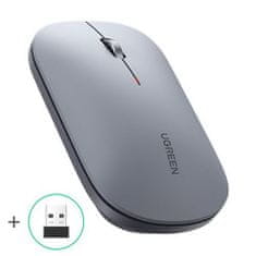 Ugreen MU001 USB brezžična miška, siva