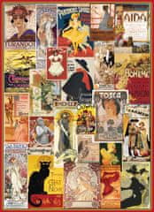 EuroGraphics EUROGRAFIJA Puzzle Vintage plakati opere in gledališča 1000 kosov