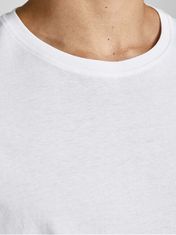 Jack&Jones Moška majica s kratkimi rokavi JJEORGANIC Slim Fit 12191759 Black 1 Black 1 Navy modra 1 White (Velikost XL)