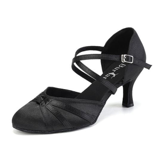 Burtan Dance Shoes Vienna standard, čevlji za klasični ples, Črna-7,5 cm