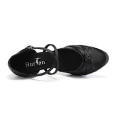 Burtan Dance Shoes Vienna standard, čevlji za klasični ples, Črna-7,5 cm-36
