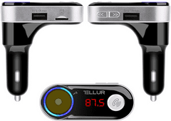 Tellur FMT-B2 FM oddajnik, avtomobilski, Bluetooth, črn (TLL622011)