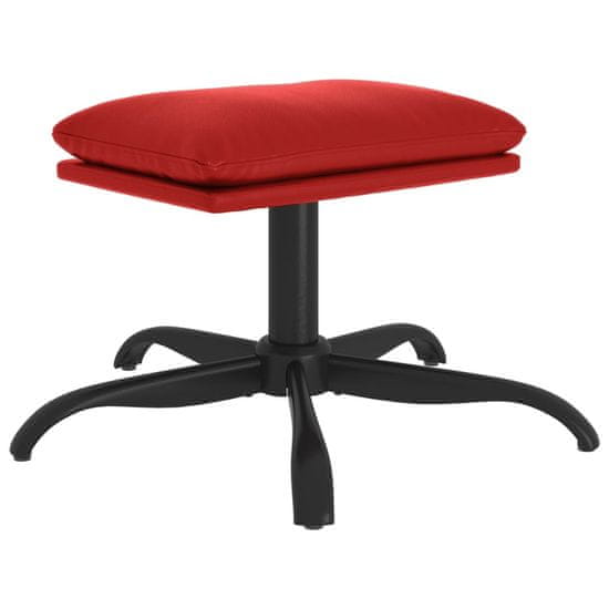 Vidaxl Stolček za noge 60x60x39 cm umetno usnje
