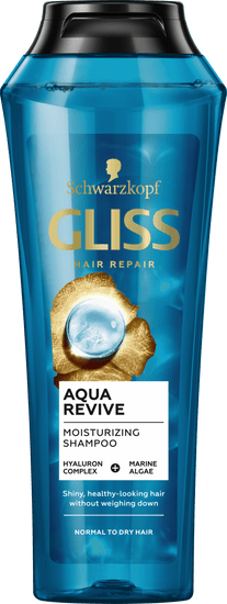 Gliss Kur šampon, Aqua Revive, z morskimi algami, 400 ml