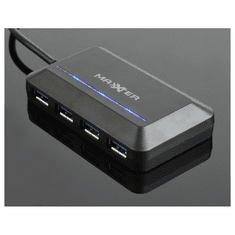 Maxxter USB razdelilnik 4-vrata ACT-HUB3C-4P