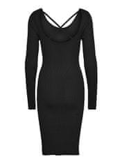 Vero Moda Ženska obleka VMGLORY Slim Fit 10268007 Black (Velikost L)