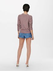 ONLY Ženski pulover ONLLESLY Regular Fit 15170427 Rose Brown W. MELANGE (Velikost XL)