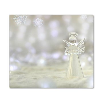 tulup.si Steklena podloga za rezanje Dobrodošli stekleni angel Ornament