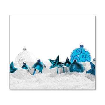 tulup.si Steklena podloga za rezanje Božič Baubles okraski sneg