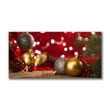 tulup.si Slika na platnu Božično drevo. Okraski za počitnice Baubles