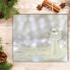 tulup.si Steklena podloga za rezanje Dobrodošli stekleni angel Ornament 60x52 cm
