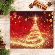 tulup.si Steklena podloga za rezanje Zima božična drevesa Christmas 60x52 cm