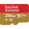 Extreme microSDXC spominska kartica + SD adapter, 256 GB