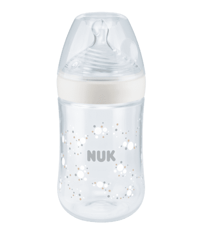Nuk Otroška steklenička NUK Anti-colic z regulacijo temperature 260 ml - vijolična