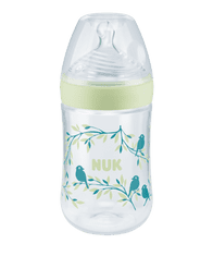 Nuk Otroška steklenička NUK Anti-colic z regulacijo temperature 260 ml - vijolična