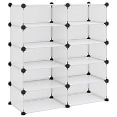 Vidaxl Stojalo za čevlje prozorno 84x32x88,5 cm PP