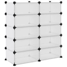Vidaxl Stojalo za čevlje prozorno 84x32x88,5 cm PP