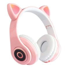 MG B39 Cat Ears brezžične slušalke z mačjimi ušesi, roza