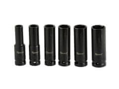 GEKO Udarni ključi 6 kosov, 1/2" 10-21 mm, dolžina 77 mm G10500