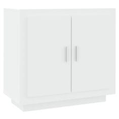 Vidaxl Komoda bela 80x40x75 cm konstruiran les