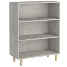 Vidaxl Komoda betonsko siva 69,5x32,5x90 cm konstruiran les