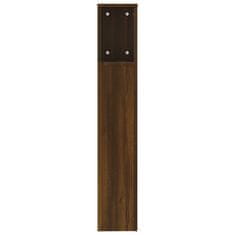 Vidaxl Vzglavna omarica rjavi hrast 200x18,5x104,5 cm