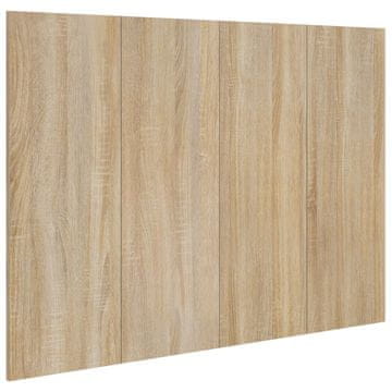 Vidaxl Posteljno vzglavje sonoma hrast 120x1,5x80 cm konstruiran les