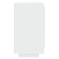 Vidaxl Komoda bela 80x40x75 cm konstruiran les