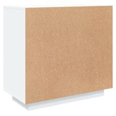 Vidaxl Komoda bela 80x40x75 cm konstruiran les