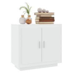 Vidaxl Komoda bela 80x40x75 cm konstruiran les