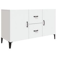 Vidaxl Komoda bela 100x36x60 cm inženirski les