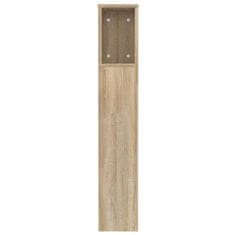 Vidaxl Vzglavna omarica sonoma hrast 120x18,5x104,5 cm
