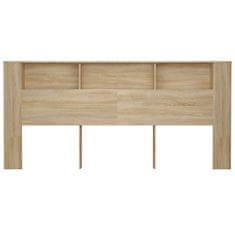 Vidaxl Vzglavna omarica sonoma hrast 220x18,5x104,5 cm