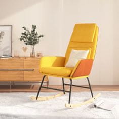 shumee Gugalni fotelj, gorčična barva, oblazinjen s tkanino