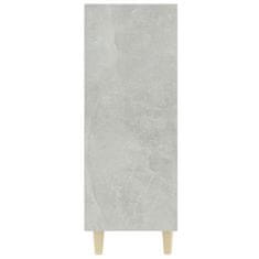 Vidaxl Komoda betonsko siva 69,5x32,5x90 cm konstruiran les