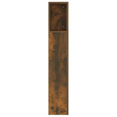 Vidaxl Vzglavna omarica dimljeni hrast 160x18,5x104,5 cm