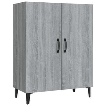 Vidaxl Komoda siva sonoma 70x34x90 cm konstruiran les