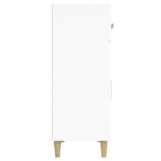 Vidaxl Komoda bela 69,5x34x89 cm konstruiran les