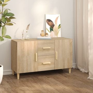 Vidaxl vidaXL Predalnik, hrast sonoma, 100x36x60 cm, material na osnovi lesa