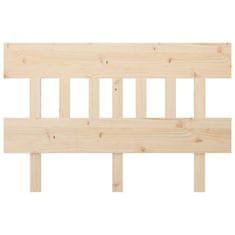 Vidaxl Posteljno vzglavje 138,5x3x81 cm trdna borovina