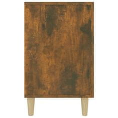 Vidaxl Komoda dimljeni hrast 100x36x60 cm inženirski les