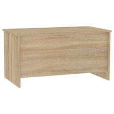 Vidaxl Klubska mizica sonoma hrast 102x55,5x52,5 cm konstruiran les