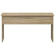 Vidaxl Klubska mizica sonoma hrast 102x50,5x52,5 cm konstruiran les