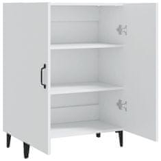 Vidaxl Komoda bela 70x34x90 cm konstruiran les