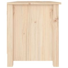 Vidaxl Klop za čevlje 70x38x45,5 cm trdna borovina