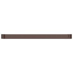 Vidaxl Visoka greda iz cinkanega jekla 544x100x36 cm rjava