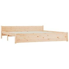 Vidaxl Posteljni okvir iz trdnega lesa 180x200 cm 6FT