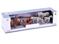 JOKOMISIADA Set figuric živali Safari lev, zebra ZA2987